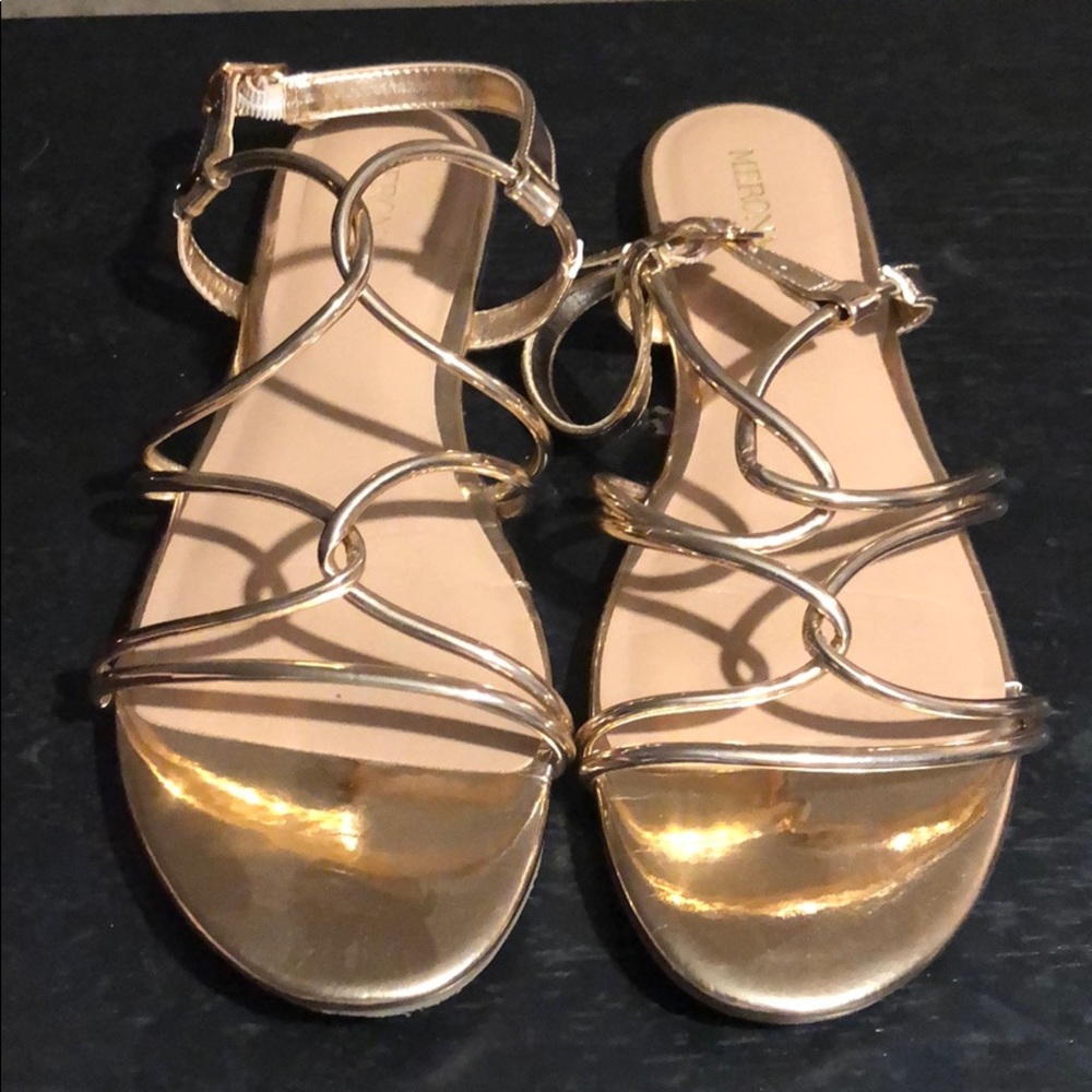 Rose Gold Sandals